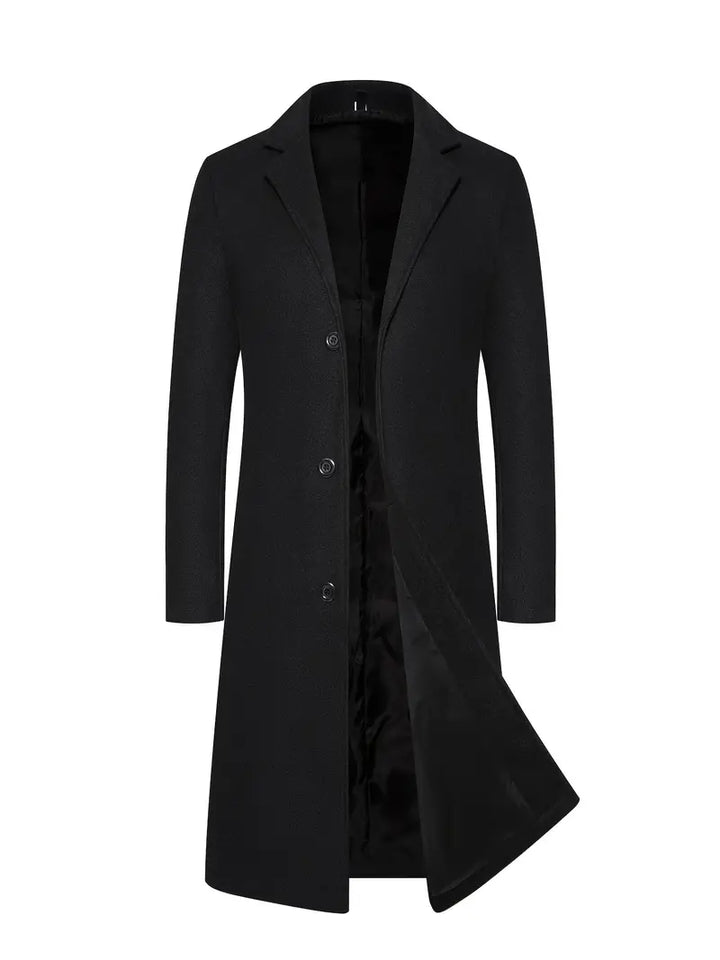 Herren Winterlanger Mantel | Reverskragen