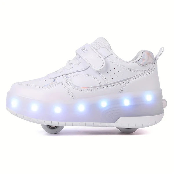 FlashRider – Leuchtende Roller-Sneaker für Kinder | Spaß & Sicherheit mit LED-Lichtspektakel