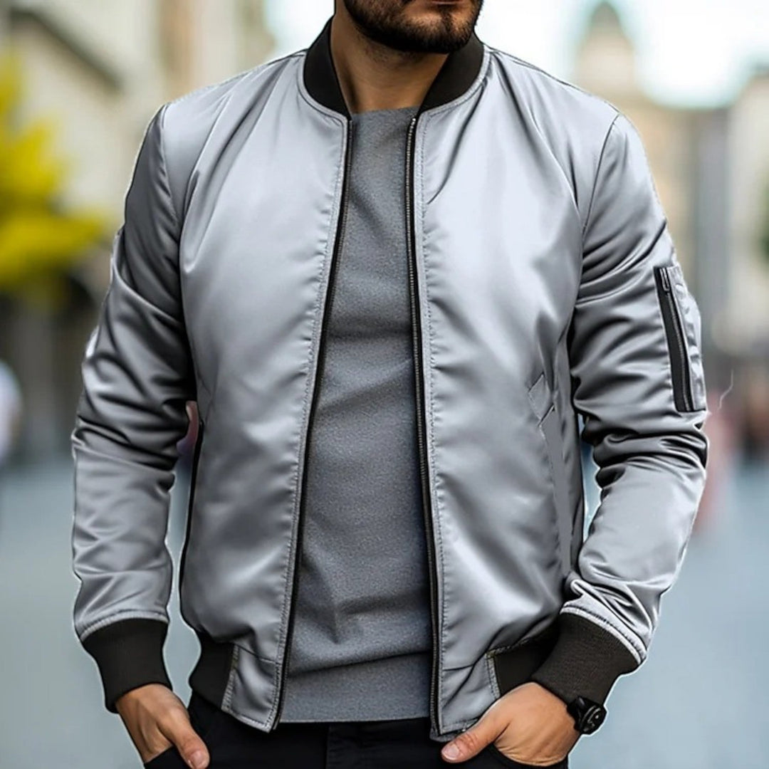 Tristan | Trendige Langarm-Bomberjacke Für Herren