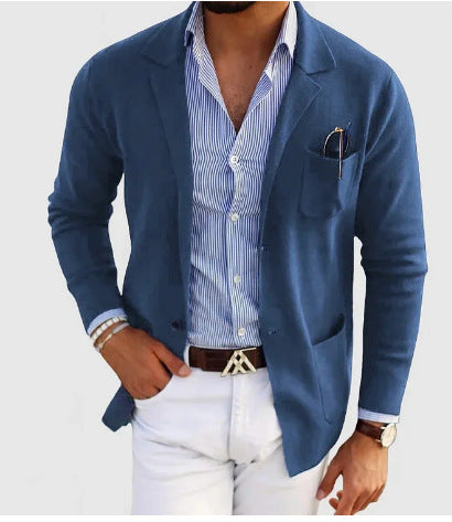 Herren Winterblazer Mit Langen Ärmeln | Button-up