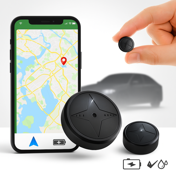 Portable Vehicle GPS Tracker Real-Time Location Updates