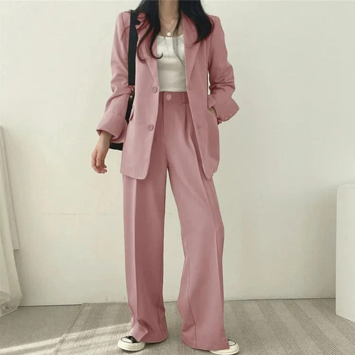 Amandine | Lässiges Blazer-set In Übergröße Für Damen