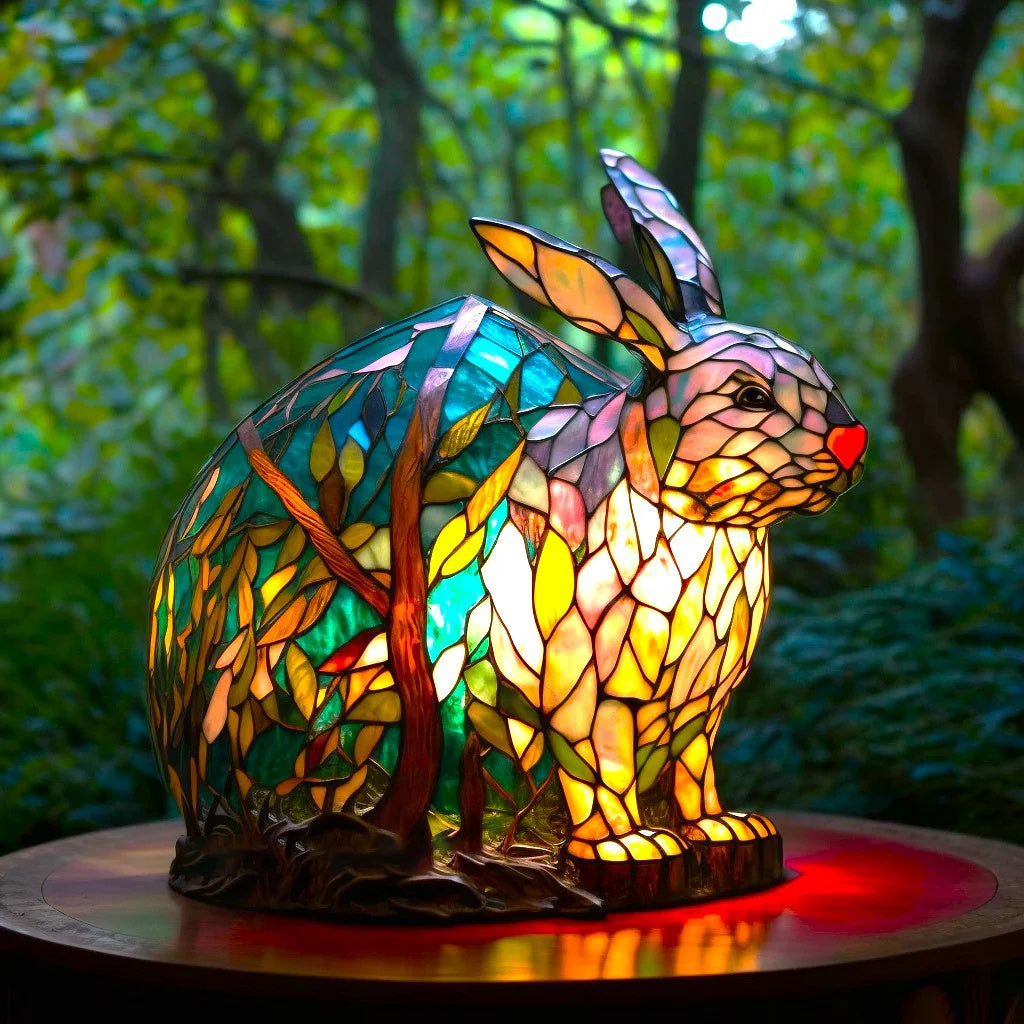 Illustrated Animal Figure Ambient Glow Designer Accent Lamp