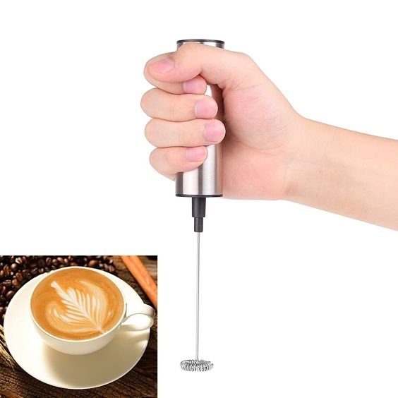 Portable Electric Frother Compact Handheld Foam Whisk