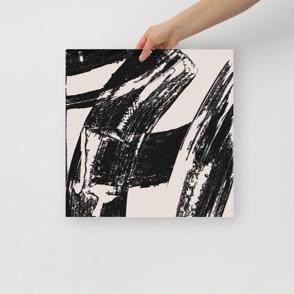 Impresión de Arte de Pared con Pinceladas Modernas