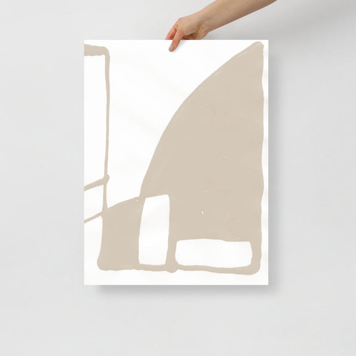 Arte de Pared Contemporáneo de Montaña – Impresión de Paisaje Abstracto