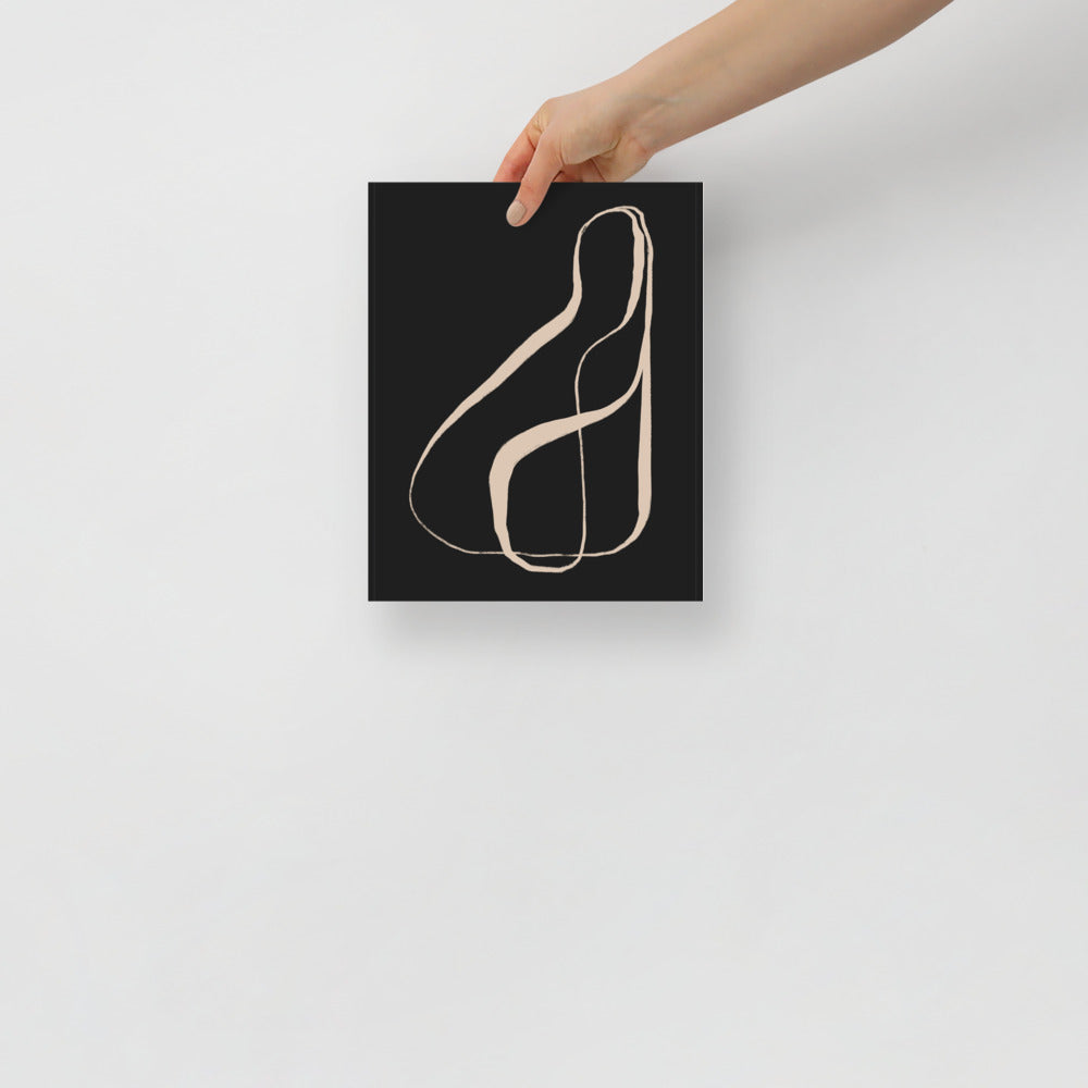 Impresión de Arte de Pared con Tipografía Caligráfica