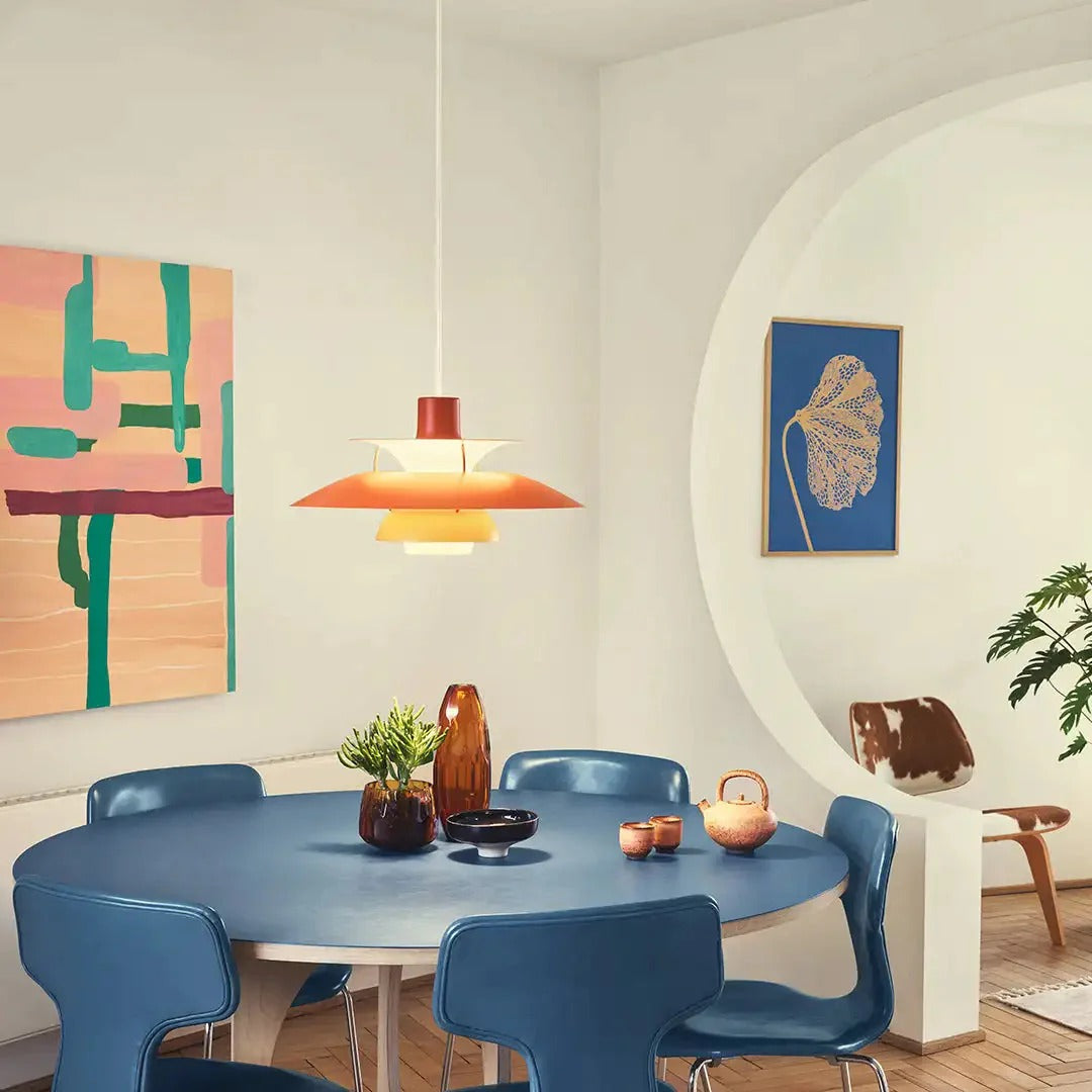 Moderne Runde LED-Deckenlampe – Dimmbar & Langlebig | Stilvolle & Energiesparende Beleuchtung für Wohnzimmer, Esszimmer & Büro