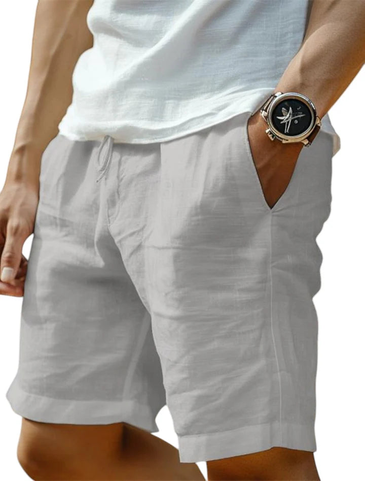 George | Kurze Leinenhose Für Herren
