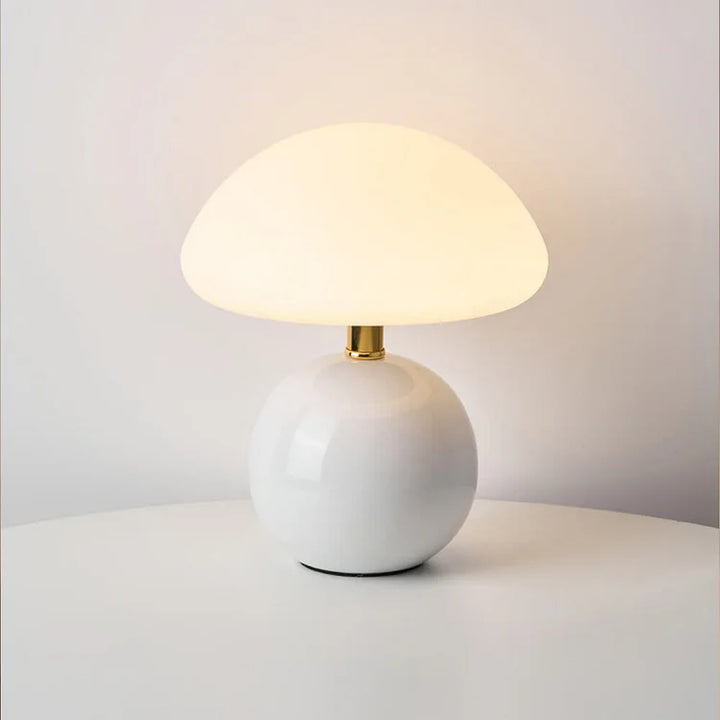 Bauhaus Style Mushroom Bedside Lamp Retro Accent Light