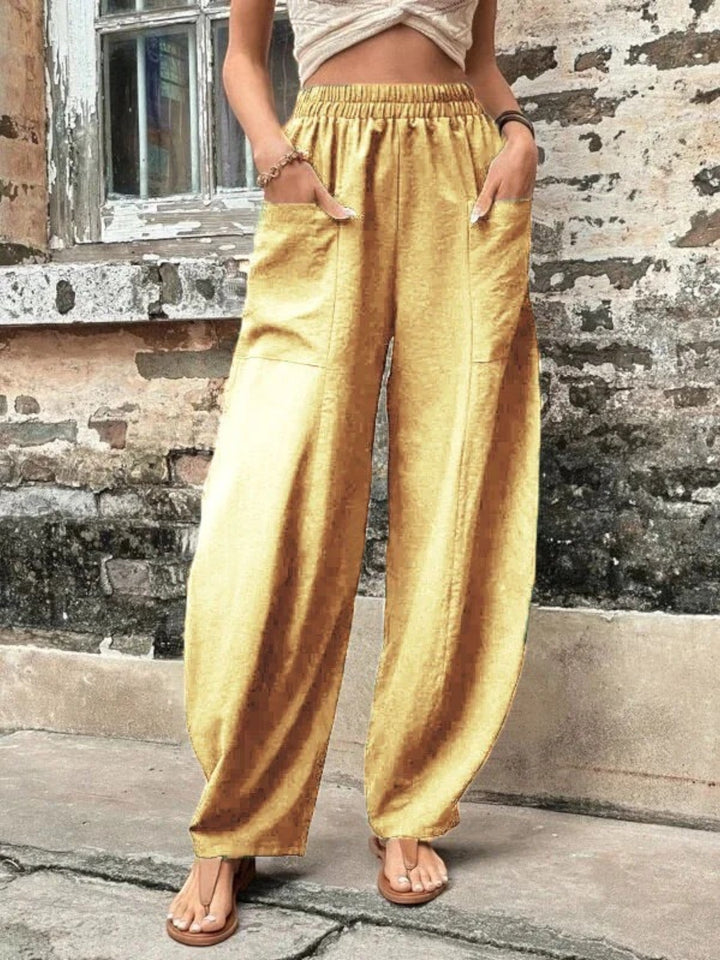 Lorena | Bequeme Sommerhosen Mit Hoher Taille Für Damen