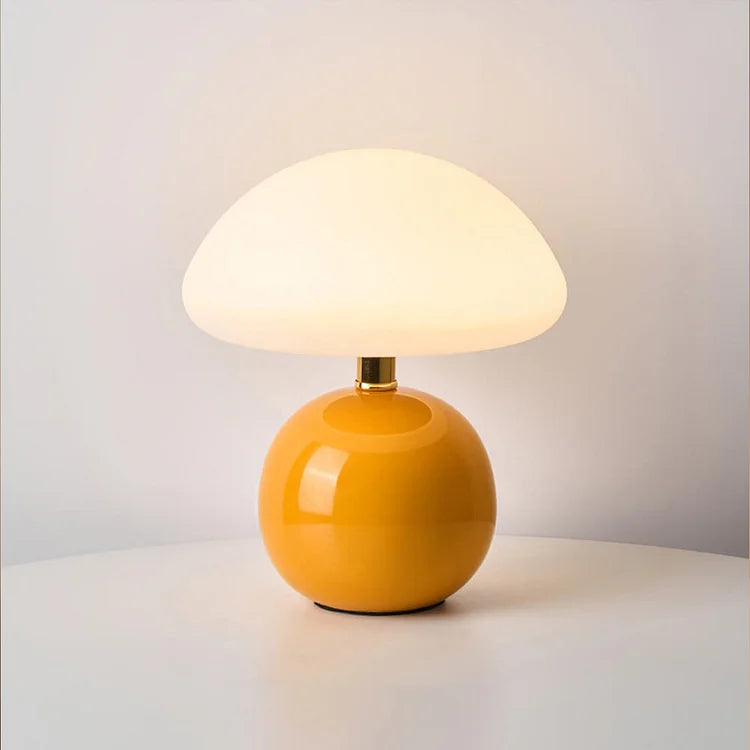 Bauhaus Style Mushroom Bedside Lamp Retro Accent Light