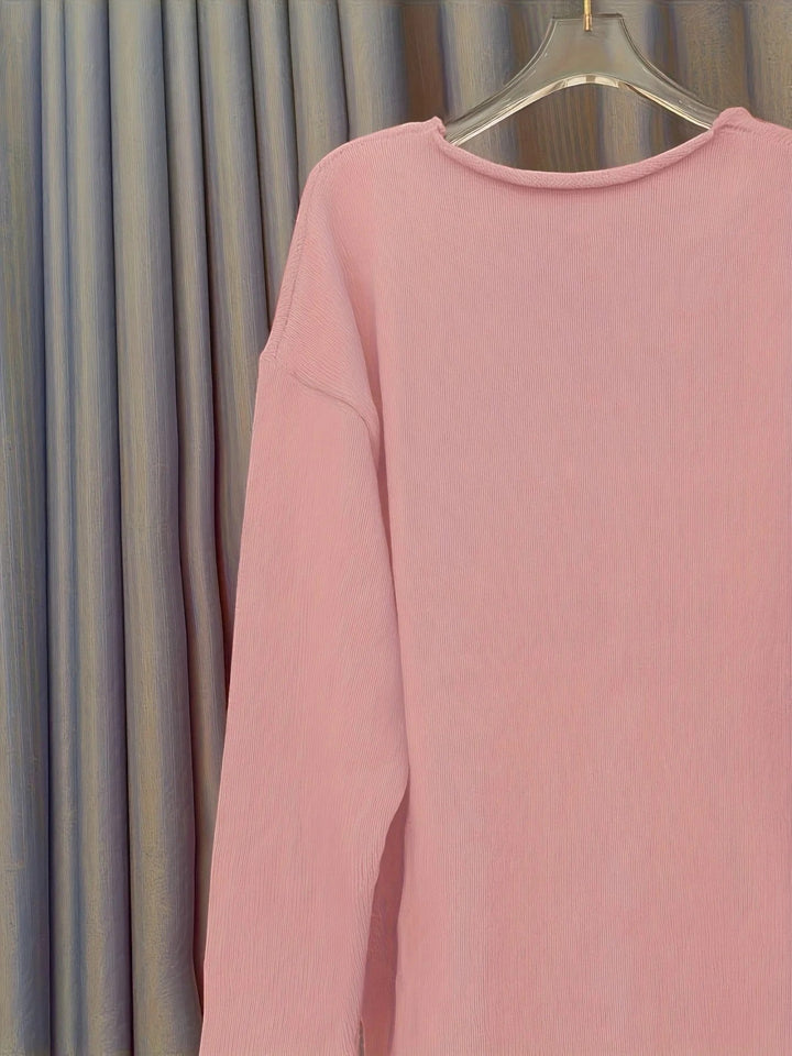 Lässiger Pullover Mit V-ausschnitt Für Frauen | Oversize