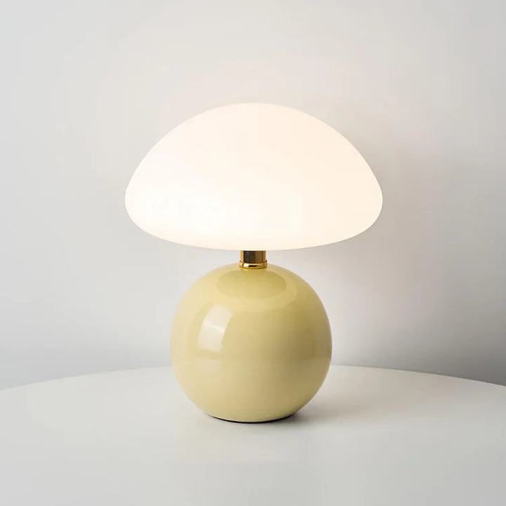 Bauhaus Style Mushroom Bedside Lamp Retro Accent Light