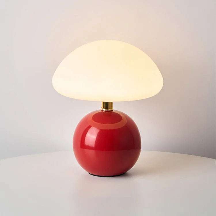 Bauhaus Style Mushroom Bedside Lamp Retro Accent Light