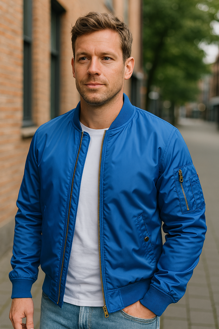 Stylische Bomberjacke Für Männer