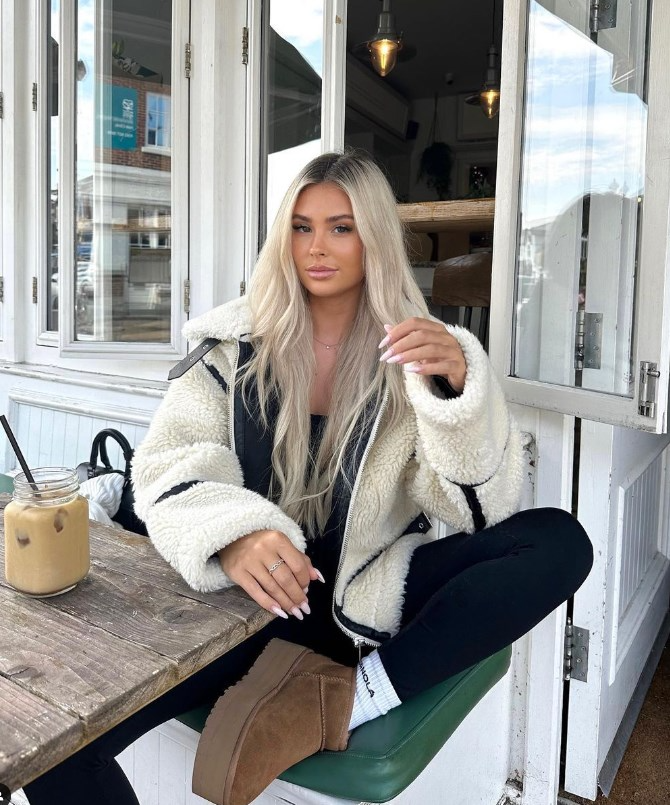 Damen Winterjacke Mit Langarm | Weiß