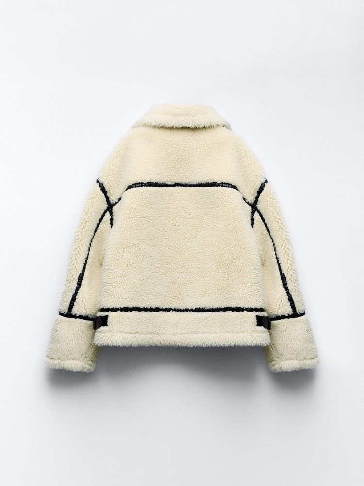 Damen Winterjacke Mit Langarm | Weiß