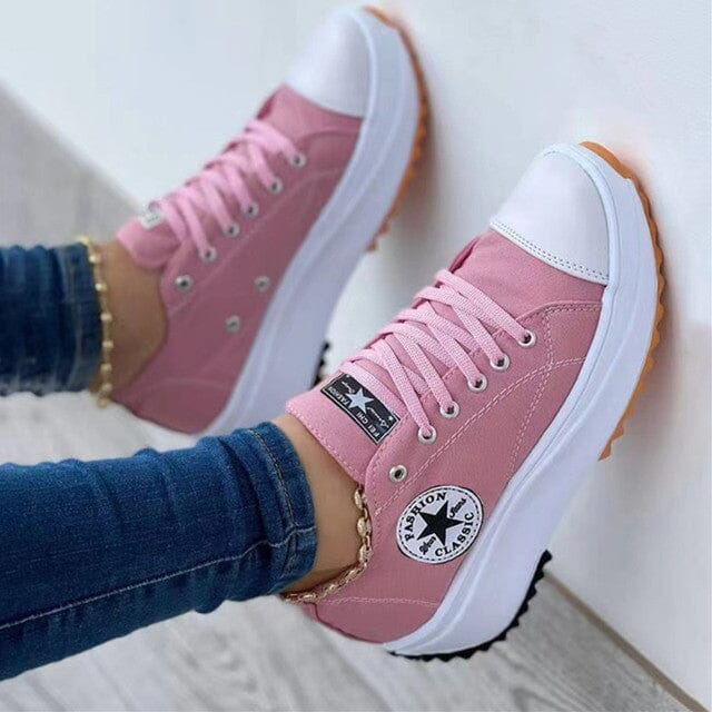 Trendige Plateau-Sneakers Für Frauen