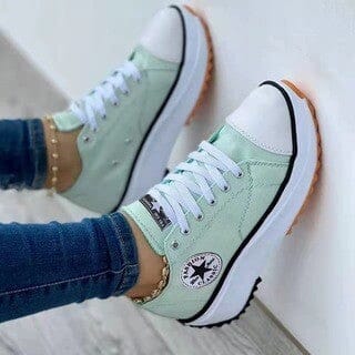 Trendige Plateau-Sneakers Für Frauen