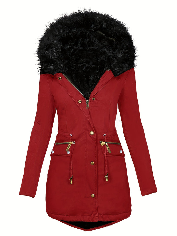 Damen Casual Parka Mit Kapuze | Langarm