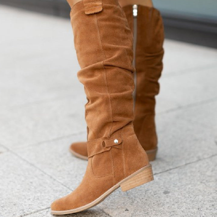 Cowboystiefel Mit Reißverschluss Für Frauen | Blockabsatz