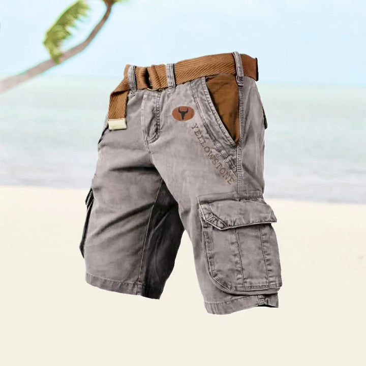 Herren Multifunktionale Cargo-Shorts – Robust, Atmungsaktiv & Praktisch für den Sommer 2025 | Mit vielen Taschen & Bewegungsfreiheit
