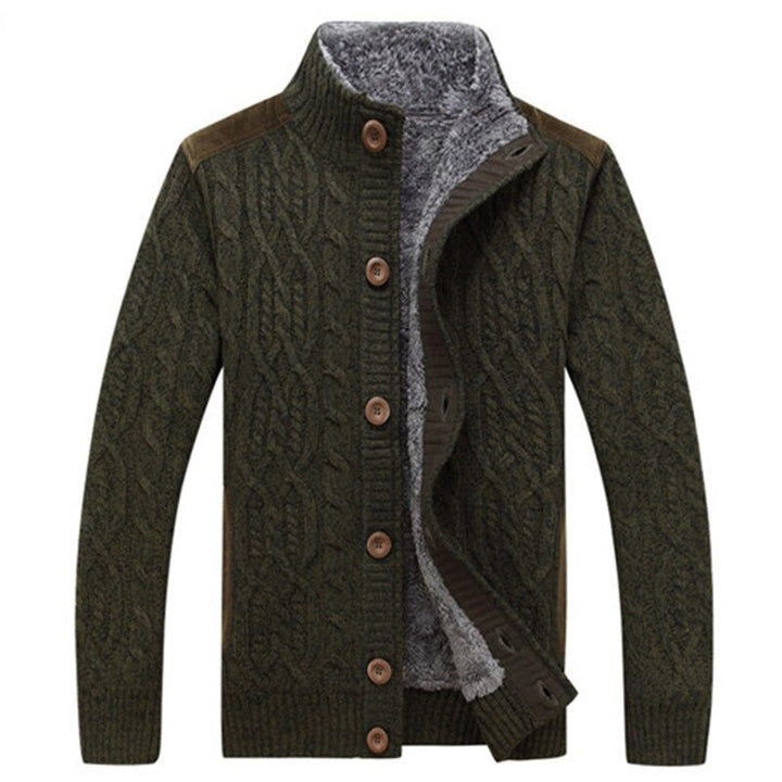 Strickjacke Mit Plüschfutter Für Herren | Herbst