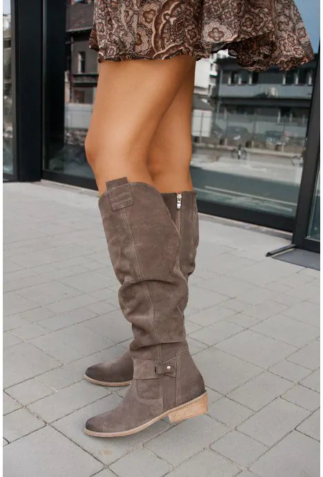 Cowboystiefel Mit Reißverschluss Für Frauen | Blockabsatz