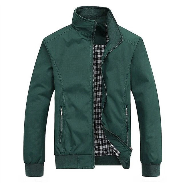 Slim Fit Herren Bomberjacke – Leicht, Stylisch & Ideal für Frühling und Herbst | Modisch & Bequem für Alltag & Freizeit