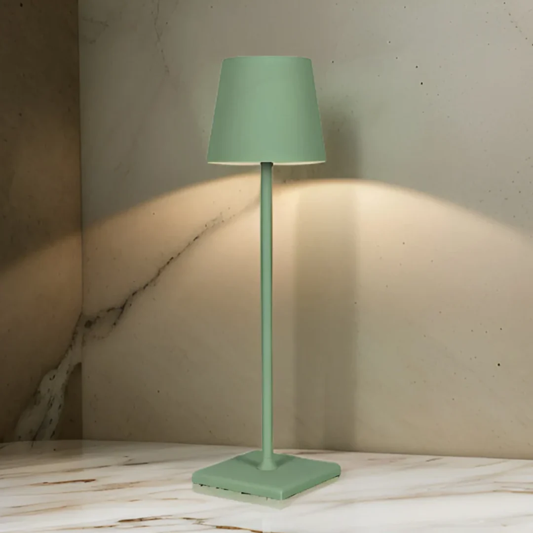 Multifunktionale LED-Tischlampe – Kabellos, Wiederaufladbar & Dimmbar | Modernes Nordic-Design für Wohnzimmer, Schlafzimmer & Büro