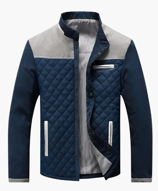 Lässige Steppjacke Mit Knopfverschluss Für Herren | Winter