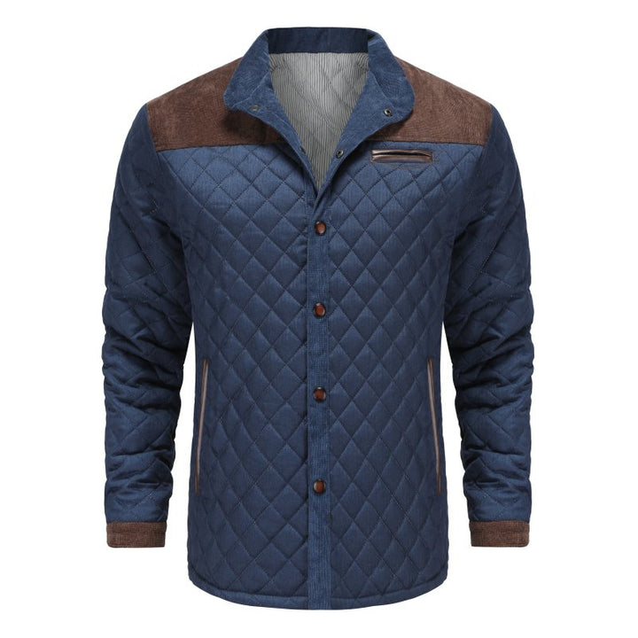 Lässige Steppjacke Mit Knopfverschluss Für Herren | Winter