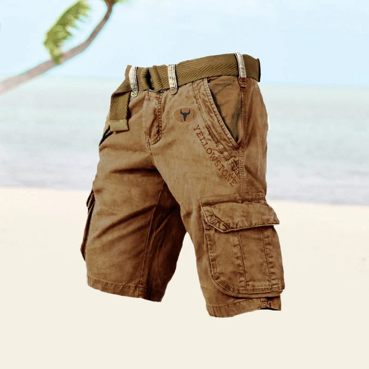Herren Multifunktionale Cargo-Shorts – Robust, Atmungsaktiv & Praktisch für den Sommer 2025 | Mit vielen Taschen & Bewegungsfreiheit