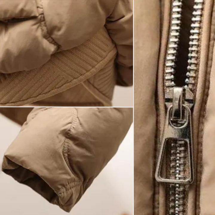 Gesteppte Daunenjacke Mit Muster Für Damen | Winter