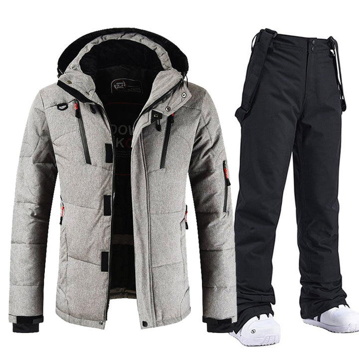 Gepolsterte Ski-Jacke Und Hose Set | Winter