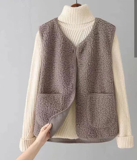 Damen Ärmellose Winter-Weste | Freizeit