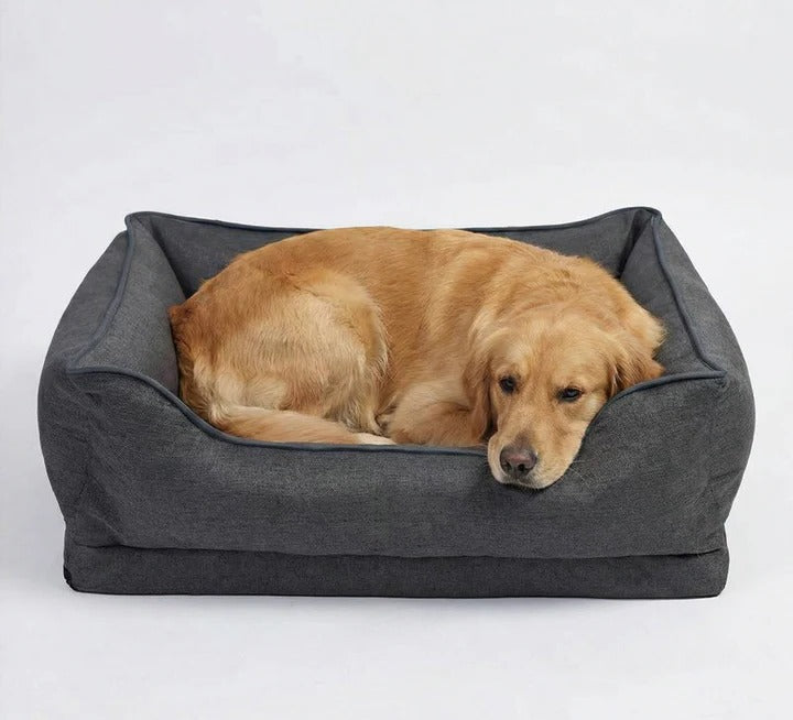 Car Back Seat Dog Bed with Non Slip Base
