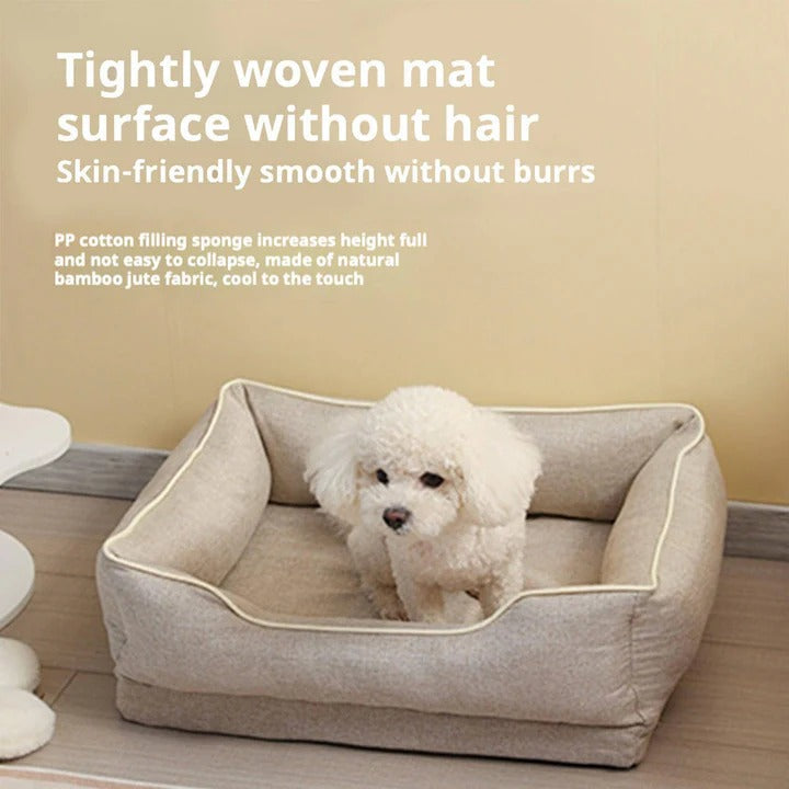 Car Back Seat Dog Bed with Non Slip Base