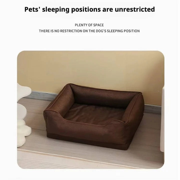 Car Back Seat Dog Bed with Non Slip Base