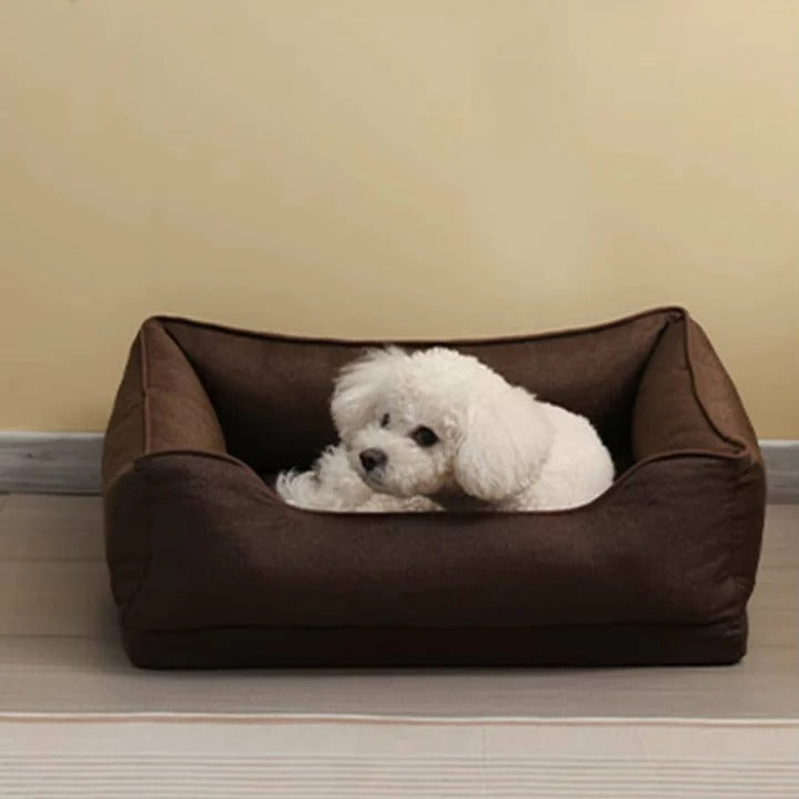 Car Back Seat Dog Bed with Non Slip Base