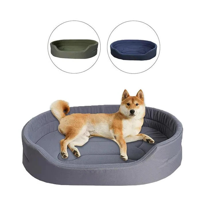 Supportive Pet Lounge Dog Bed with Washable Cover