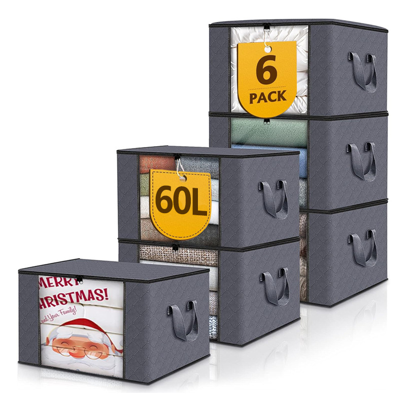 Clothes Storage Organizers Boxes Foldable Design with Handles