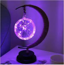 Decorative Moon Table Lamp LED Ambient Night Light