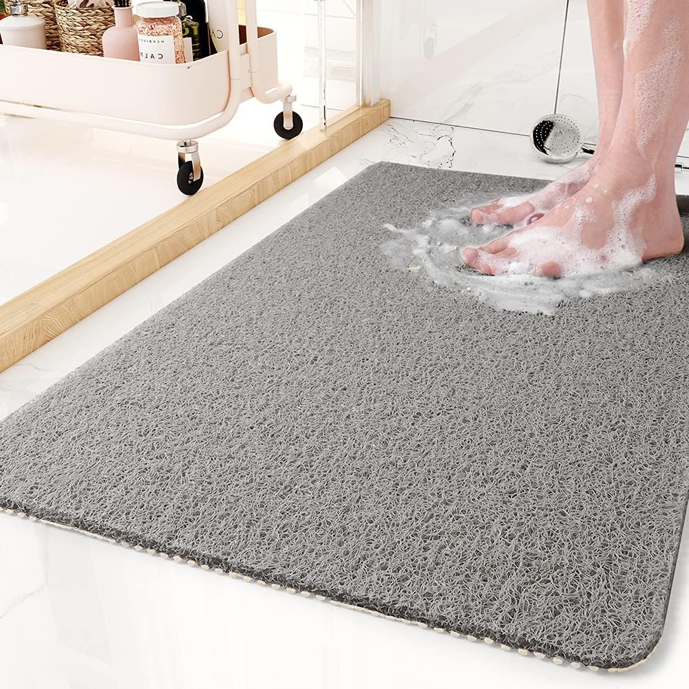 Bathroom Shower Safety Mat Stable, Quick-Dry Floor Protection