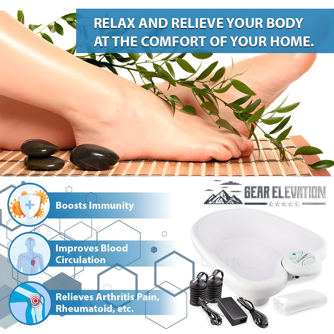 Ionic Foot Spa Device At-Home Wellness & Relaxation Support