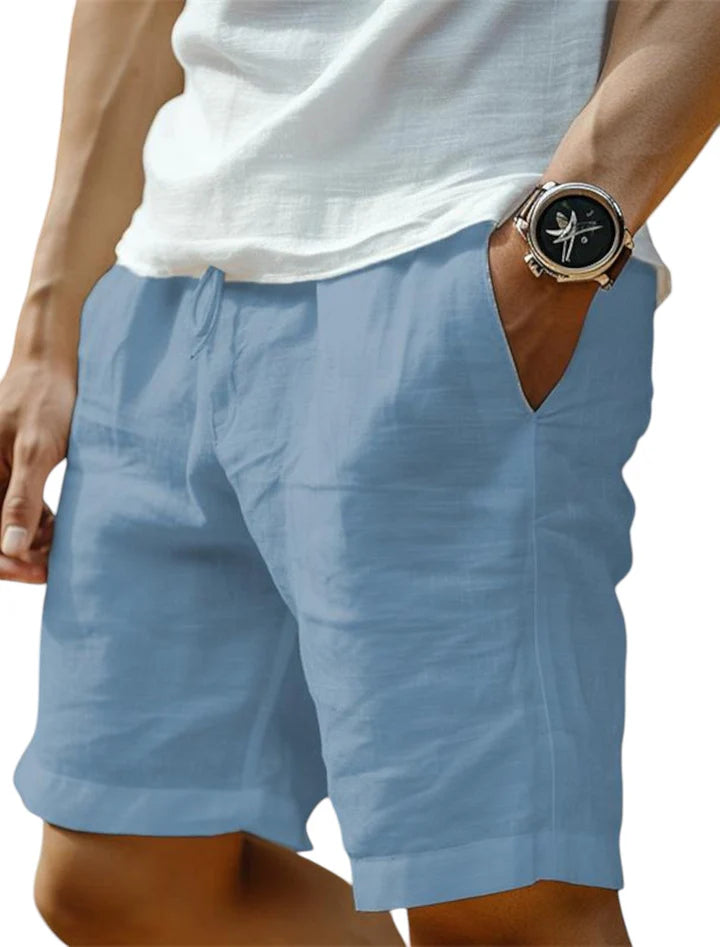 George | Kurze Leinenhose Für Herren