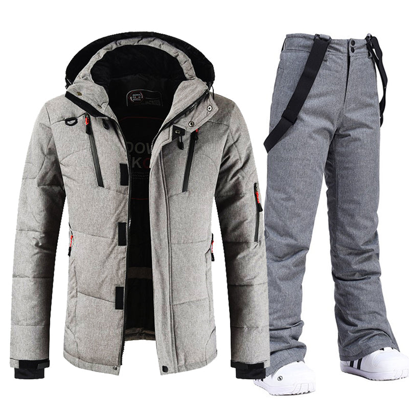 Gepolsterte Ski-Jacke Und Hose Set | Winter