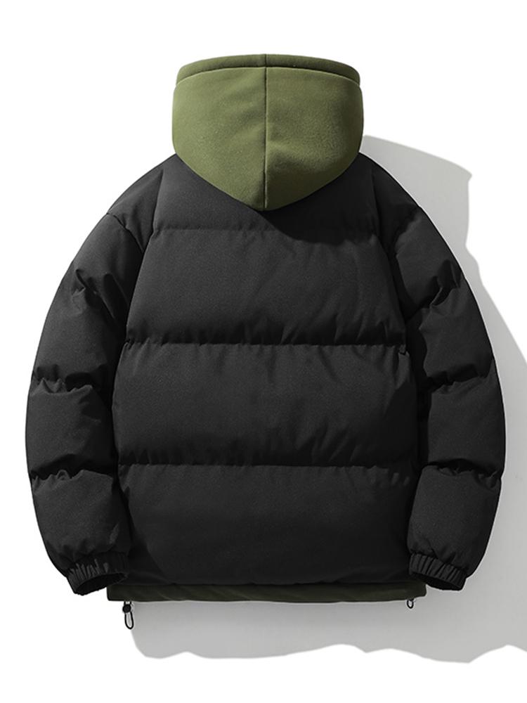 Trendige Daunenjacke Mit Kapuze | Winter