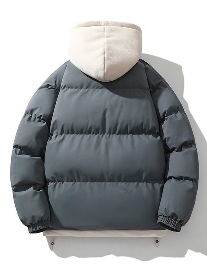 Trendige Daunenjacke Mit Kapuze | Winter